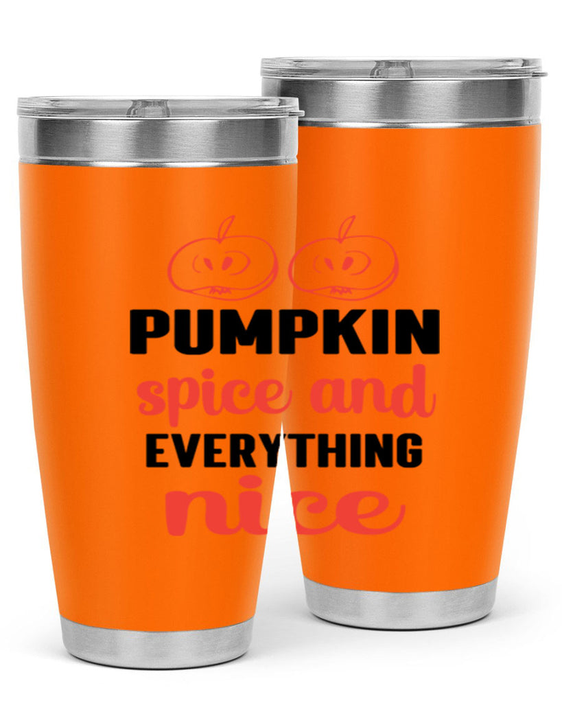 Pumpkin spice and everything nice 537#- fall- Tumbler