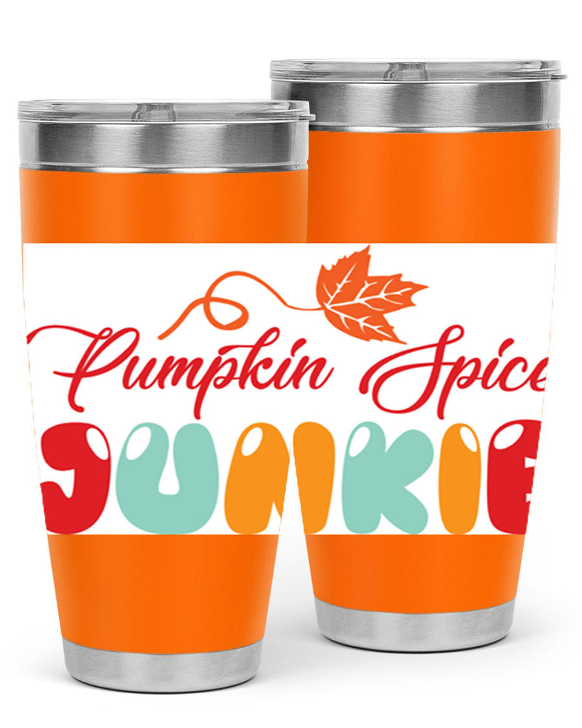 PumpkinSpiceJunkiedesign 569#- fall- Tumbler