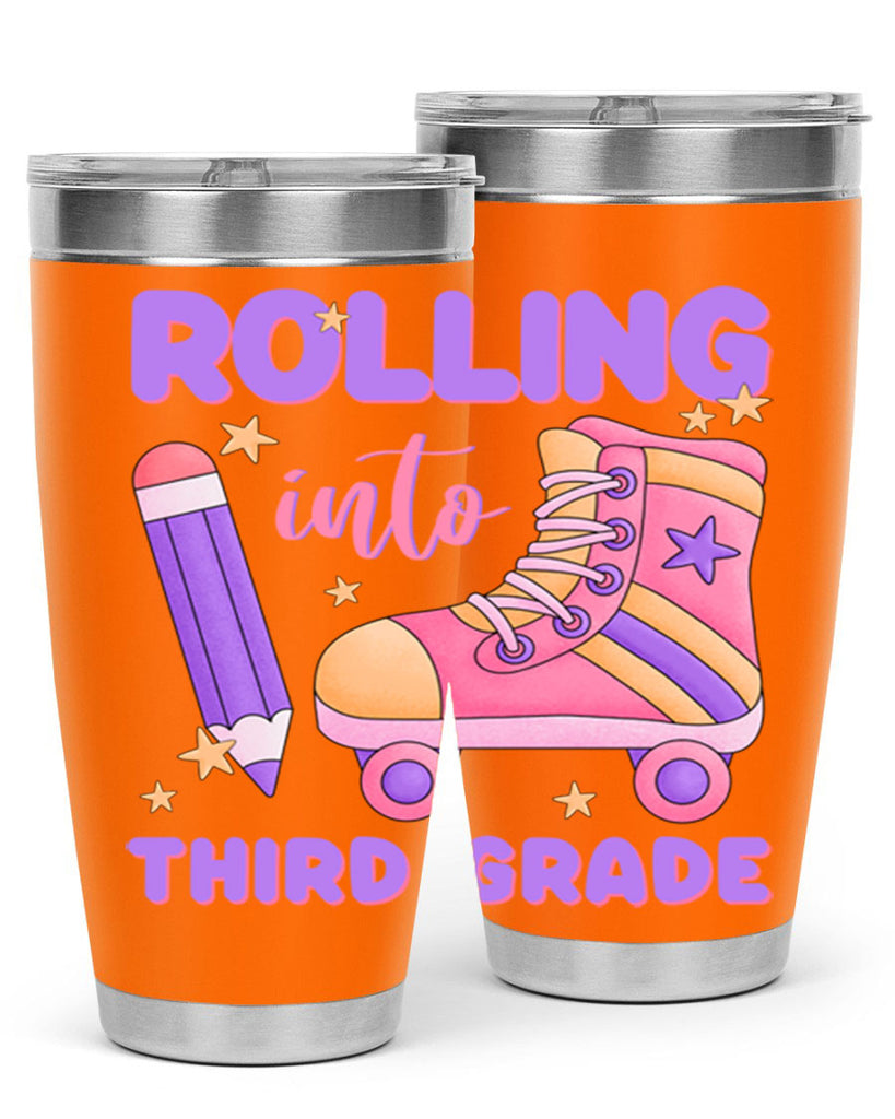 Rolling into 3rd Grade 24#- 3rd grade- Tumbler