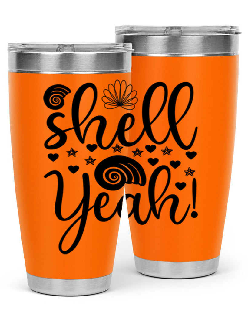 SHELL YEAH design 598#- mermaid- Tumbler