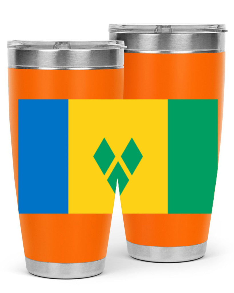 Saint Vincent and the Grenadines 50#- world flags- Tumbler
