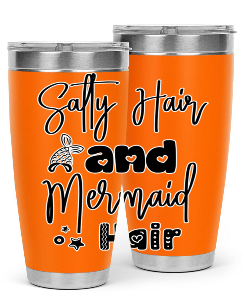 Salty Hair and Mermaid Hair 572#- mermaid- Tumbler