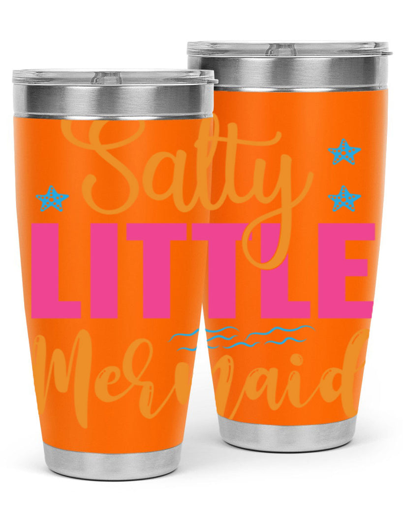 Salty Little Mermaid Design 574#- mermaid- Tumbler