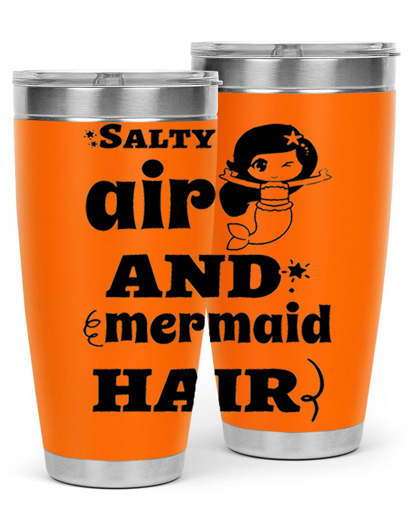 Salty air and mermaid hair 567#- mermaid- Tumbler