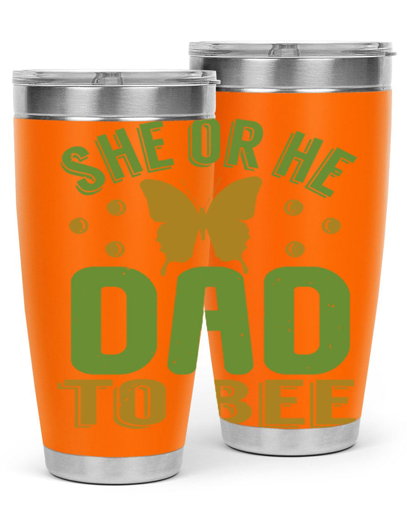 She or He Dad to bee Style 172#- baby- tumbler