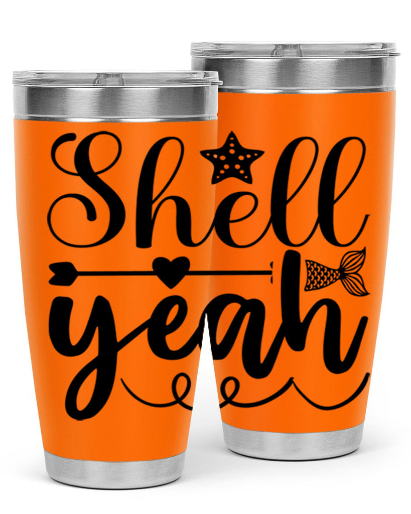 Shell Yeah 593#- mermaid- Tumbler