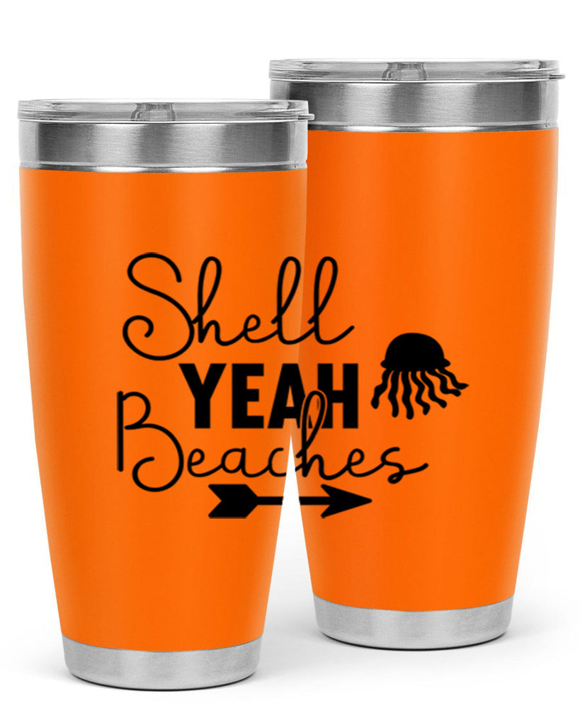 Shell Yeah Beaches 588#- mermaid- Tumbler