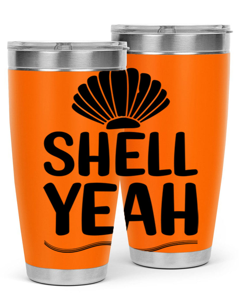 Shell yeah 597#- mermaid- Tumbler