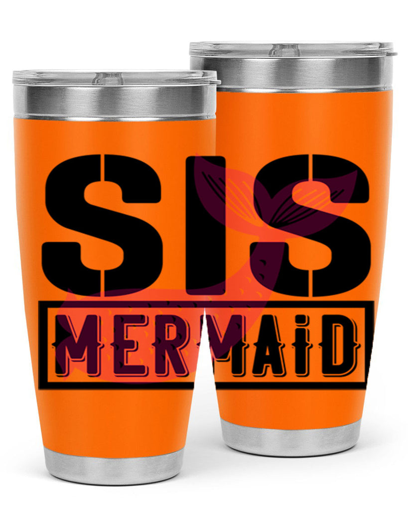 Sis mermaid 599#- mermaid- Tumbler