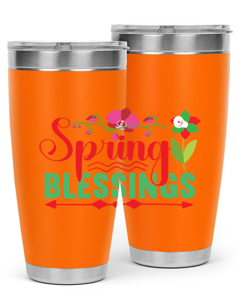 Spring Blessings 418#- spring- Tumbler