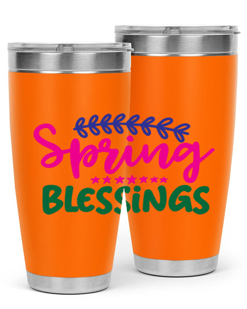 Spring Blessings 419#- spring- Tumbler