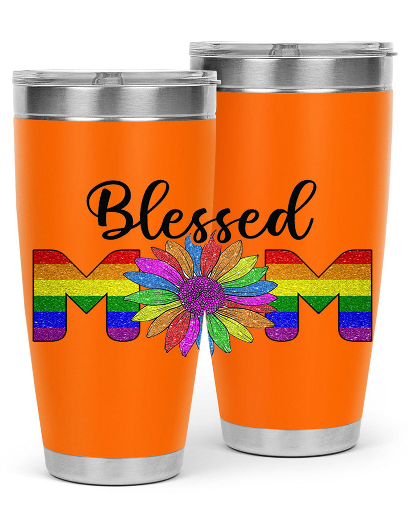 Sunflower Lgbt Blessed Mom  51#- lgbt- Tumbler