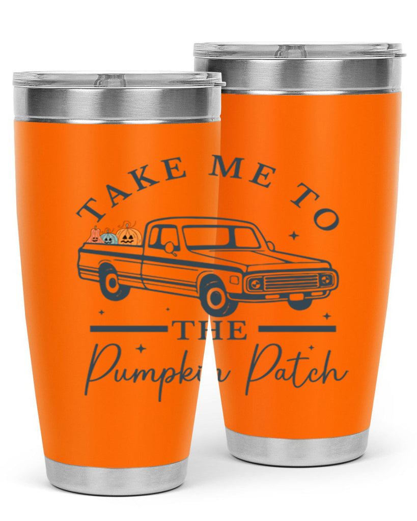 Take Me To The Pumpkin Patch 593#- fall- Tumbler