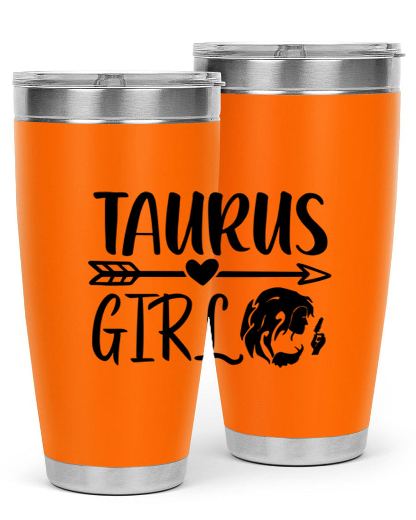 Taurus girl 498#- zodiac- Tumbler