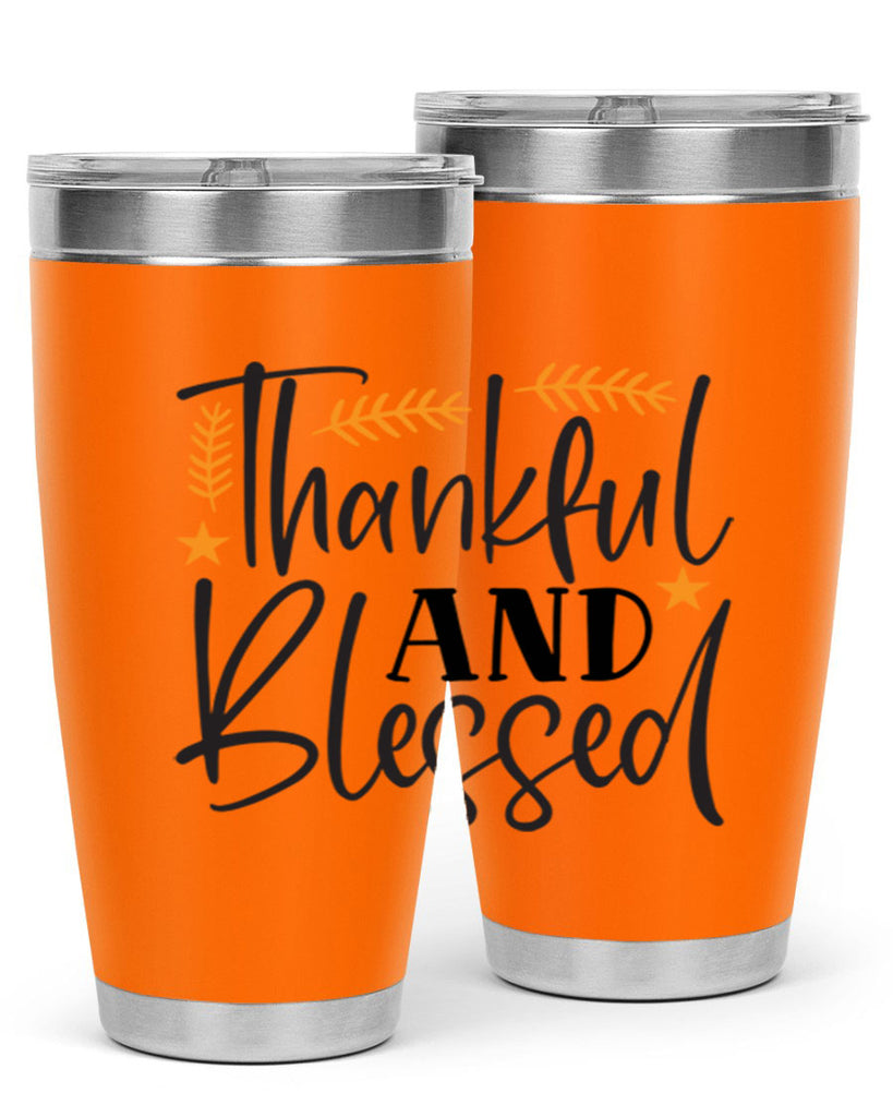 Thankfulandblessed 608#- fall- Tumbler
