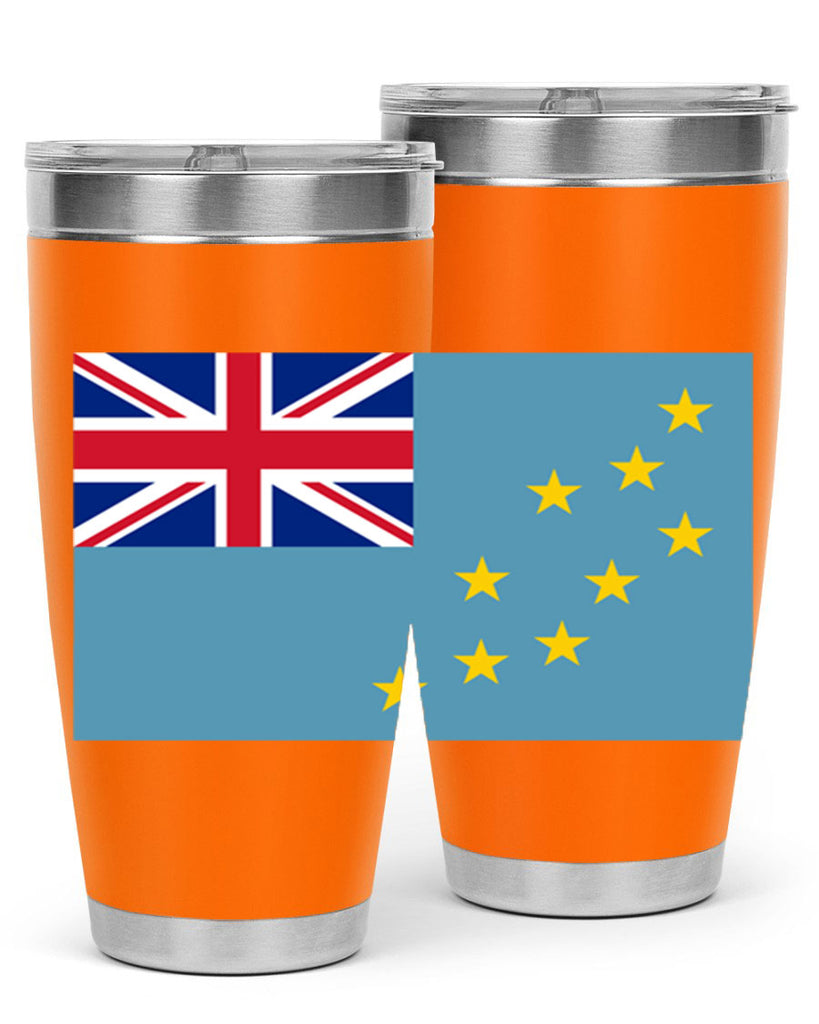 Tuvalu 15#- world flags- Tumbler