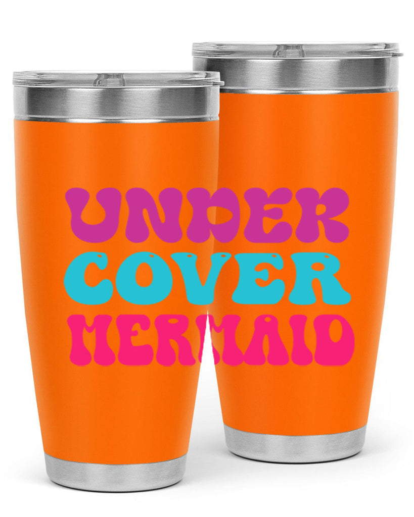 Under Cover Mermaid 635#- mermaid- Tumbler