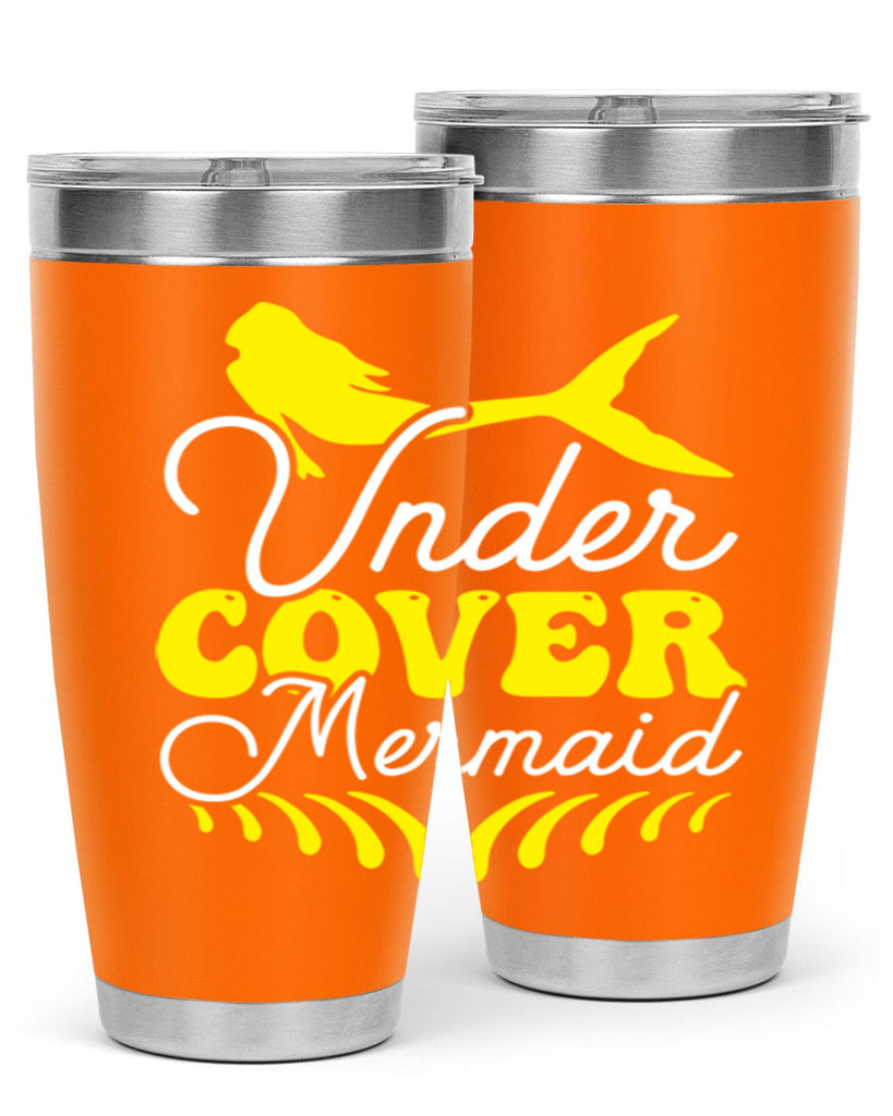 Under Cover Mermaid 637#- mermaid- Tumbler