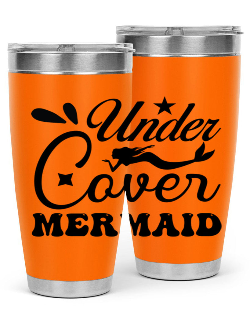 Under cover mermaid 646#- mermaid- Tumbler