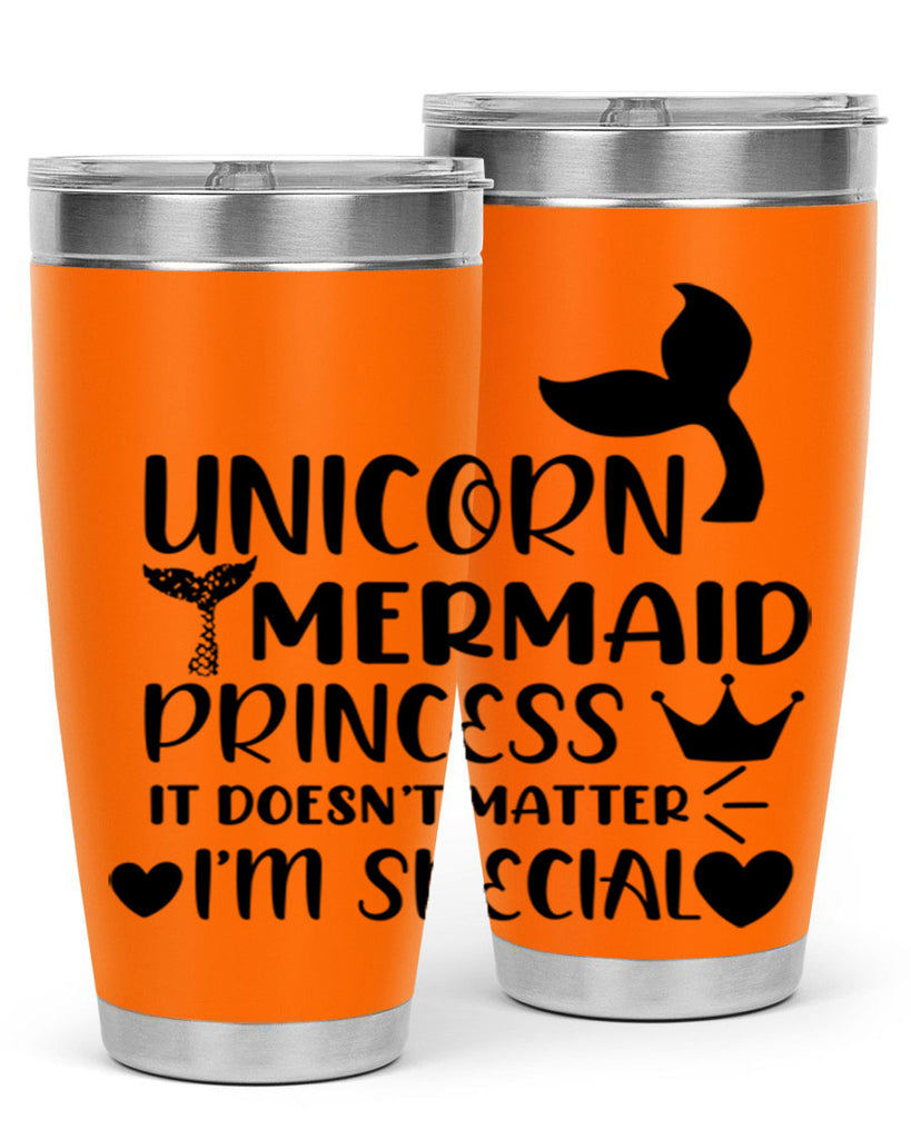 Unicorn Mermaid princess it doesnt 662#- mermaid- Tumbler