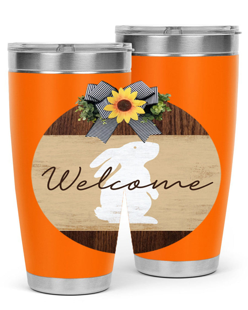 Welcome Bunny Mockup568#- spring- Tumbler