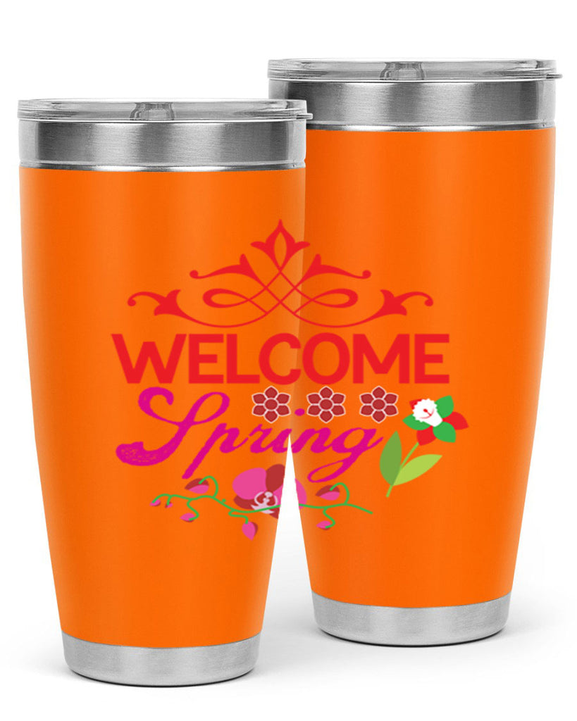 Welcome Spring 580#- spring- Tumbler