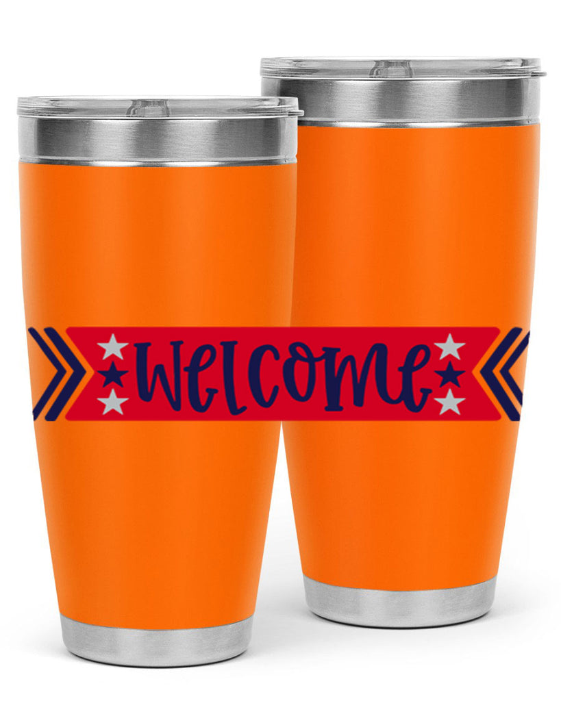 Welcome Style 187#- Fourt Of July- Tumbler