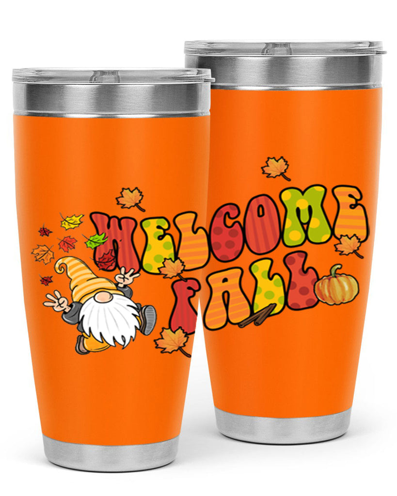 WelcomeFallGnome 637#- fall- Tumbler