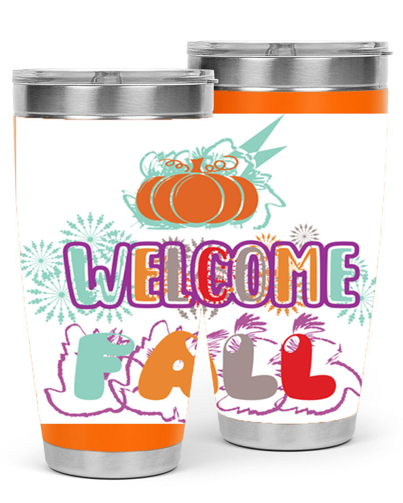 WelcomeFalldesign 638#- fall- Tumbler