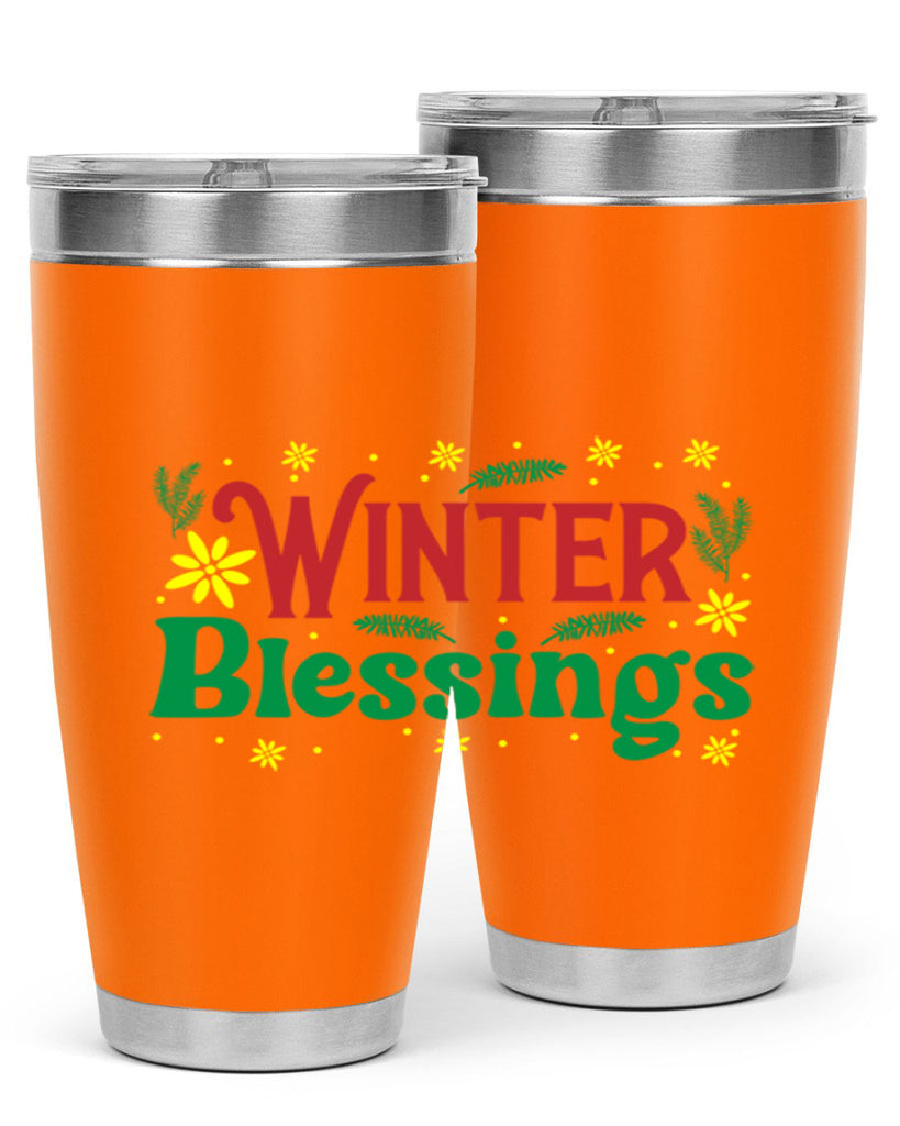 Winter Blessings 548#- winter- Tumbler