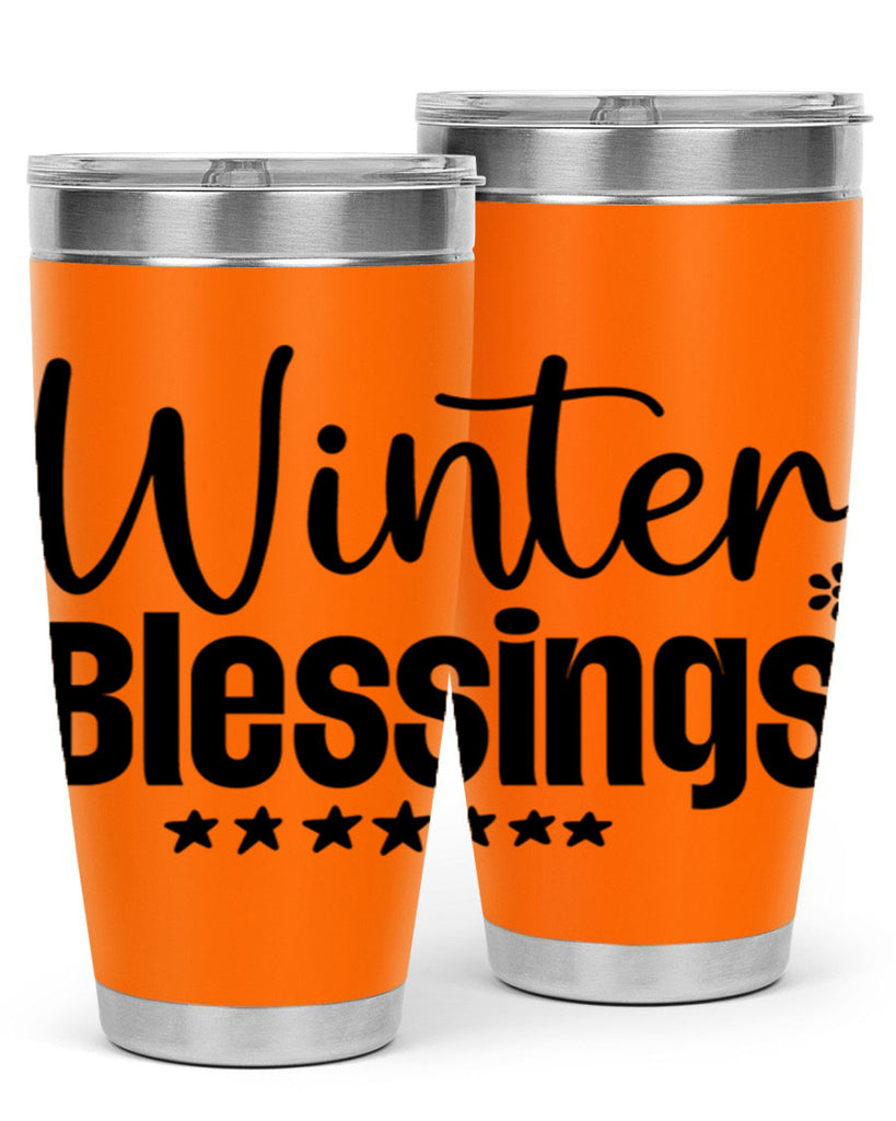 Winter Blessings497#- winter- Tumbler