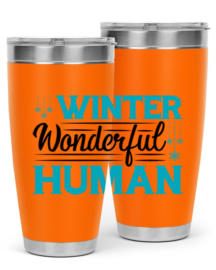 Winter Wonderful Time 569#- winter- Tumbler