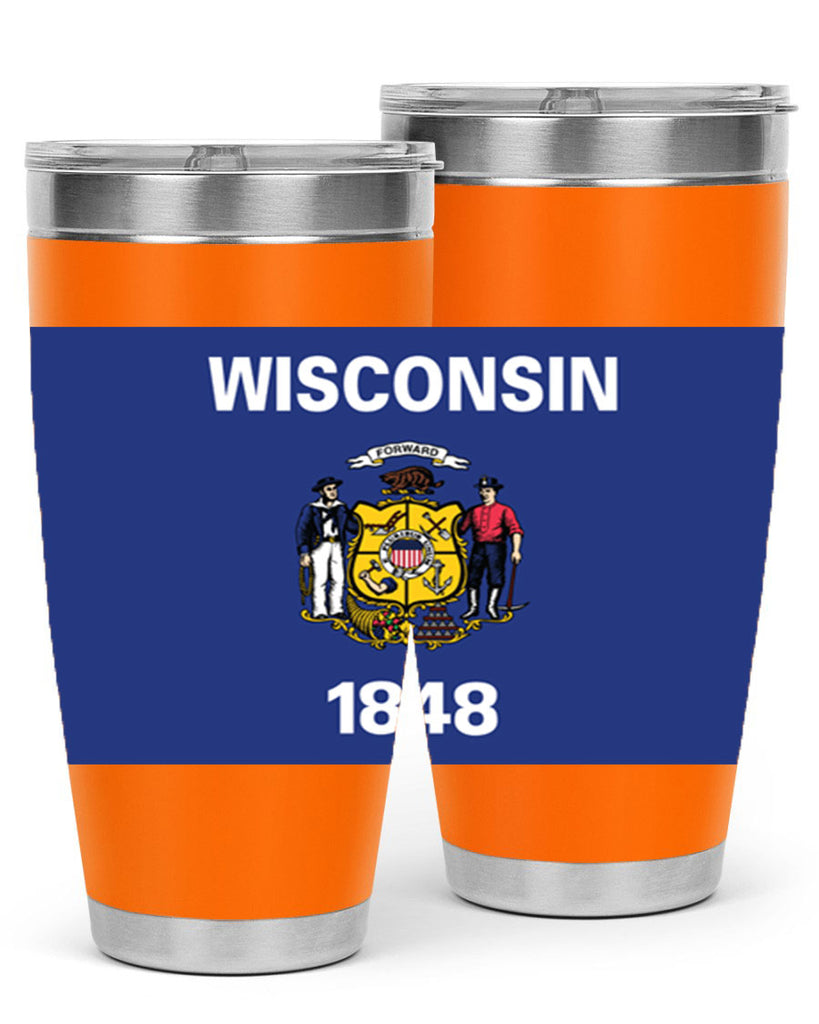 Wisconsin 2#- stateflags- Tumbler