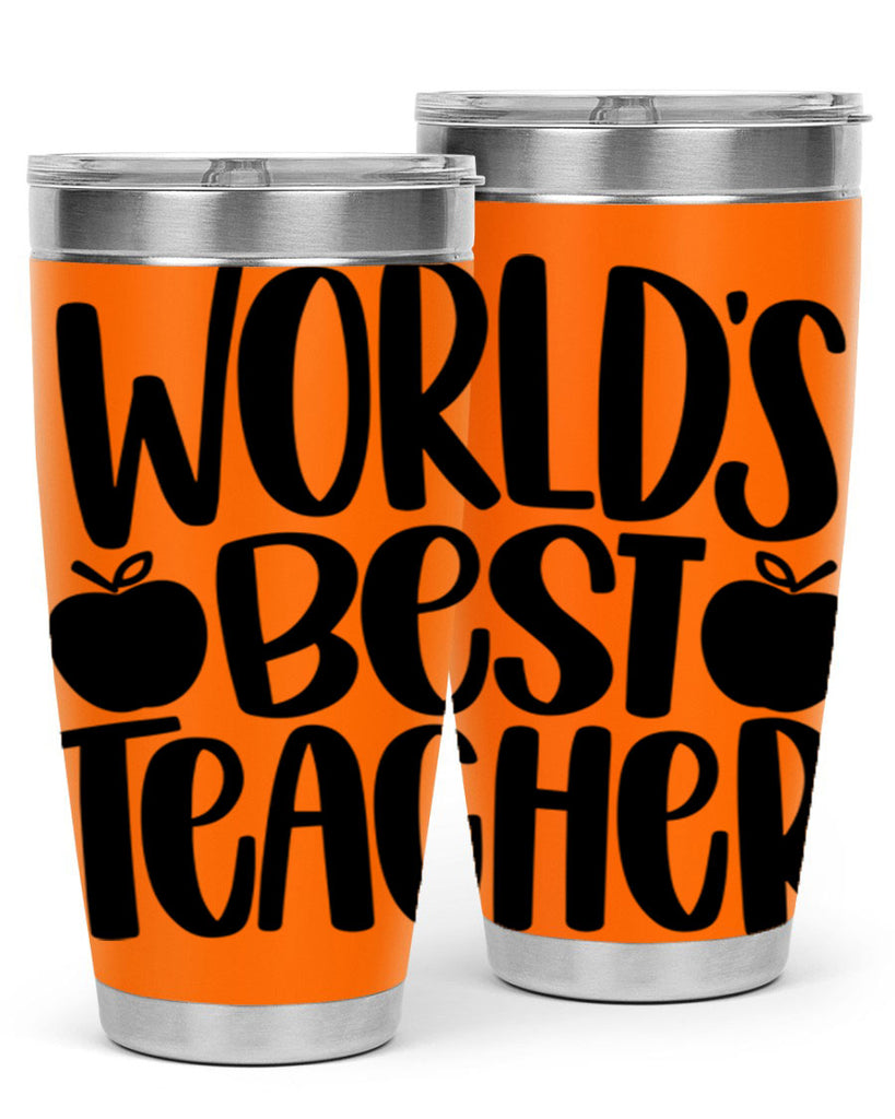 Worlds Best Teacher Style 28#- teacher- tumbler