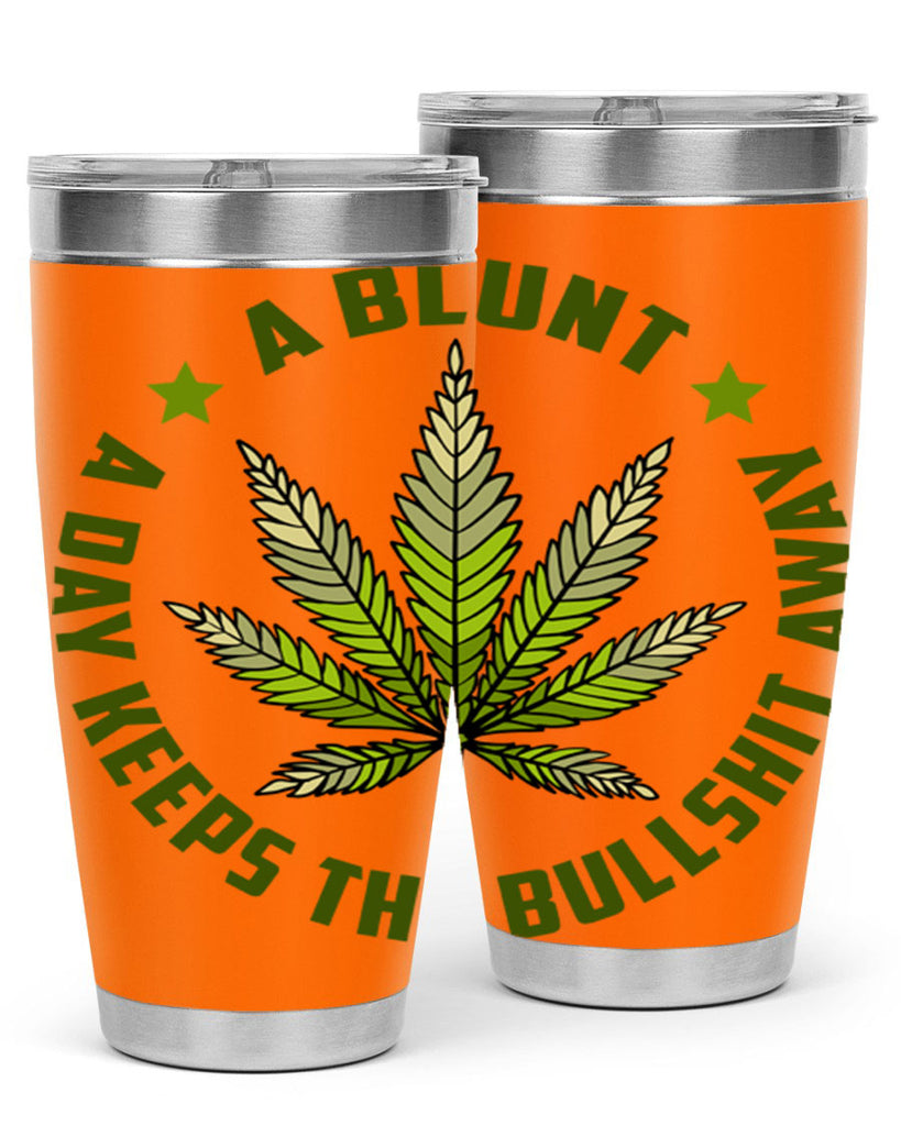 a blut a day keeps the BS away 5#- marijuana- Tumbler