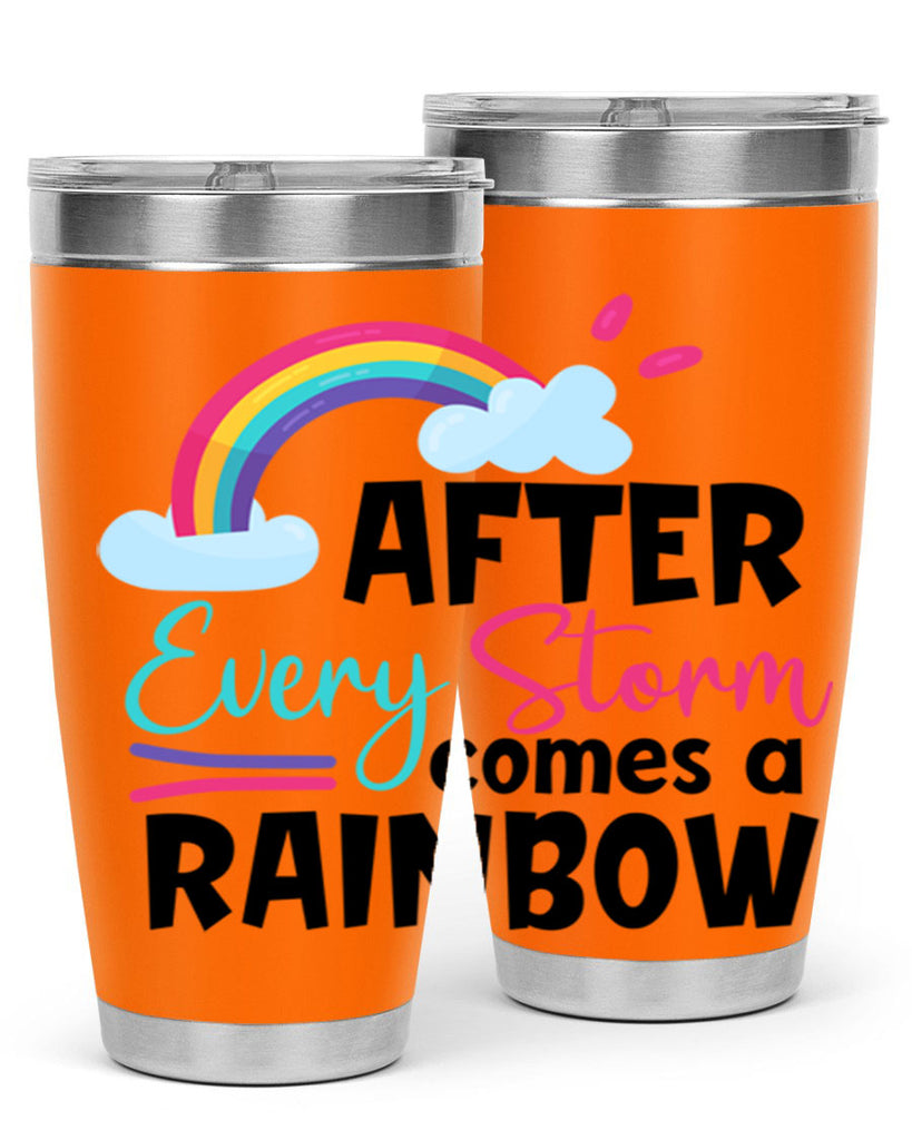 after every storm comes a rainbow Style 291#- baby- tumbler