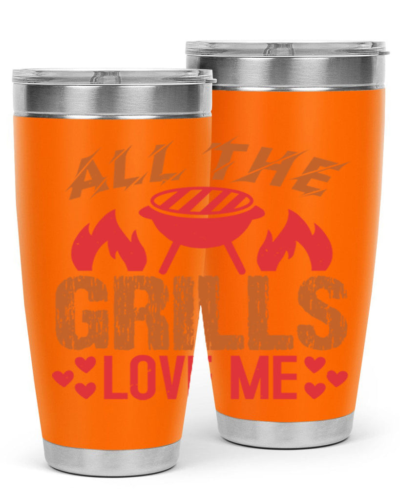 all the grills love me 50#- bbq- Tumbler