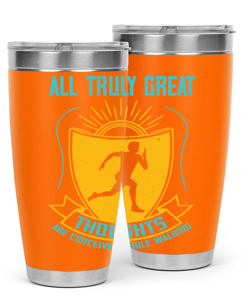 all truly great thoughts are 49#- running- Tumbler