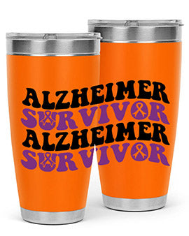 alzheimer survivor 9#- alzheimers- Tumbler