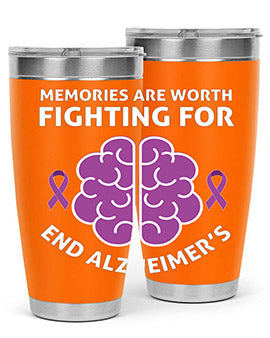 alzheimers awareness style 34#- alzheimers- Tumbler