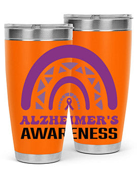 alzheimers awareness style 42#- alzheimers- Tumbler