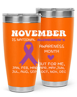 alzheimers awareness style 51#- alzheimers- Tumbler