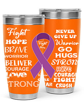 alzheimers awareness style 64#- alzheimers- Tumbler