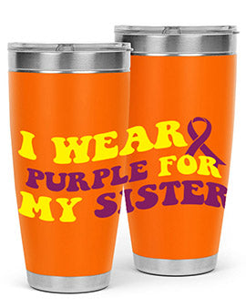 alzheimers awareness style 80#- alzheimers- Tumbler