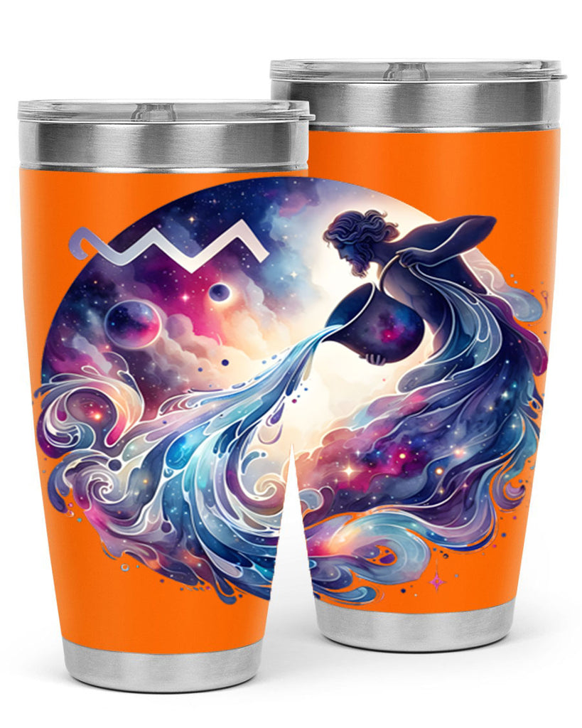 aquarius 89#- zodiac- Tumbler