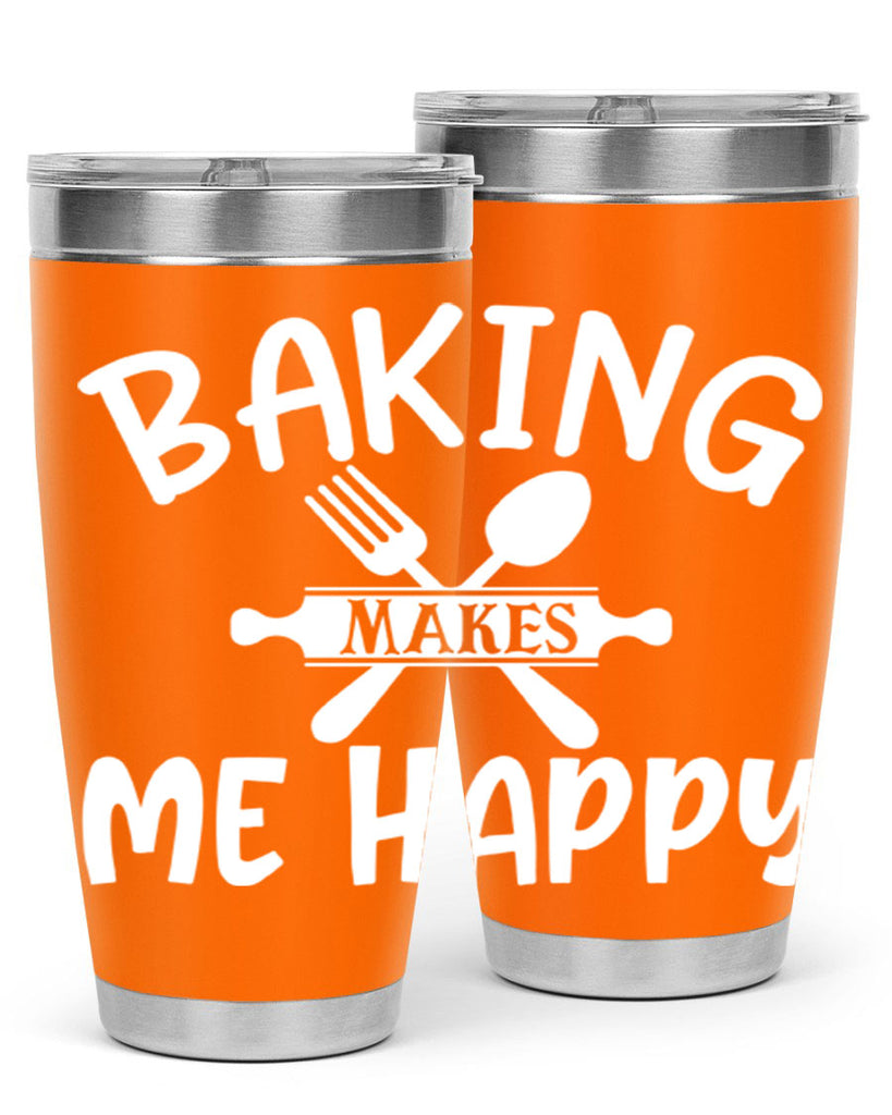 baking makes me happy 54#- kitchen- Tumbler