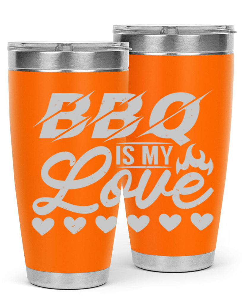 bbq is my love 17#- bbq- Tumbler