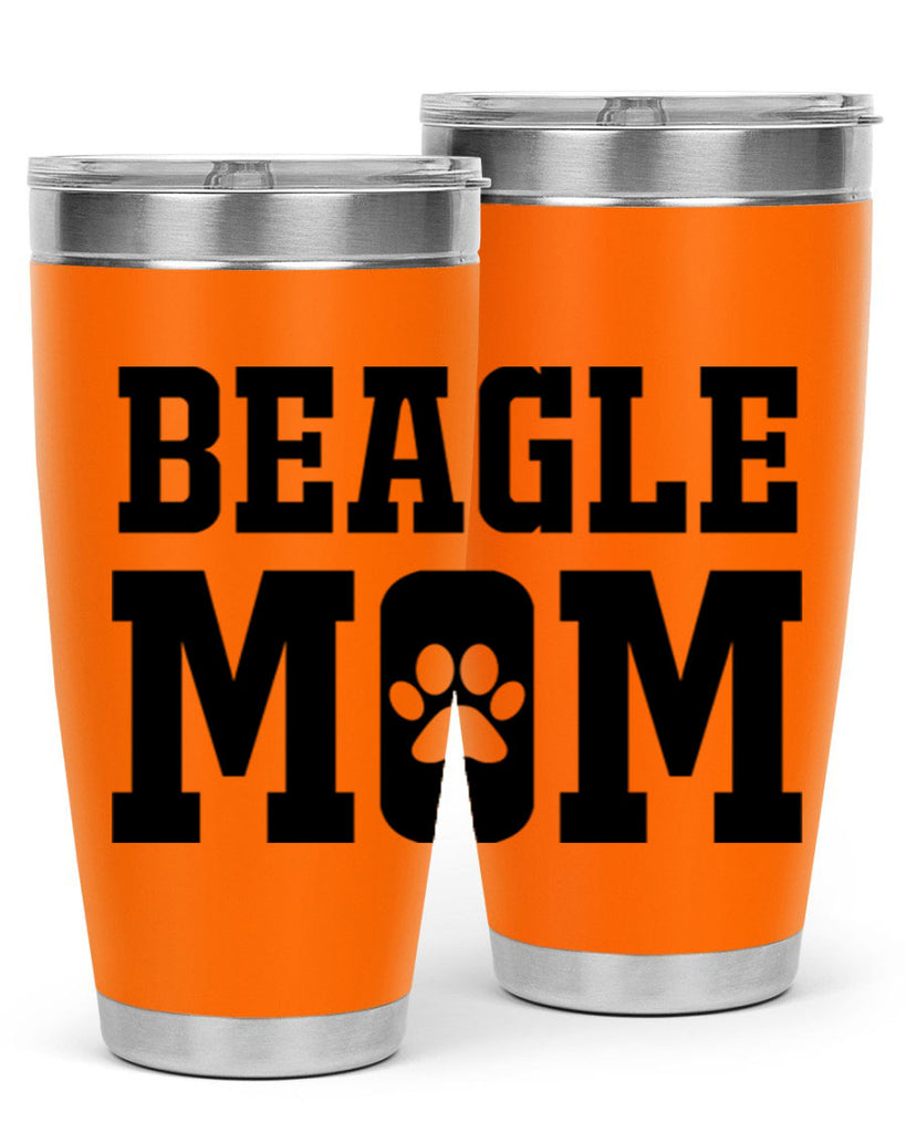 beagle mom 215#- mom- Tumbler