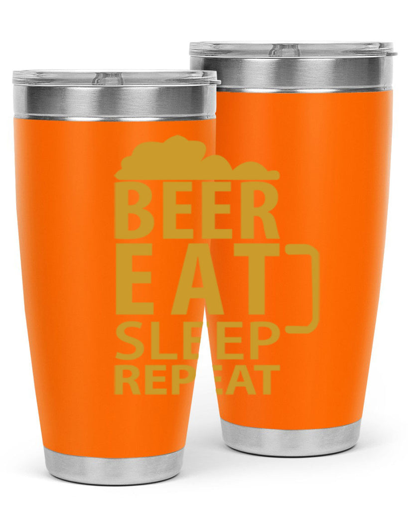 beer eat sleep 109#- beer- Tumbler