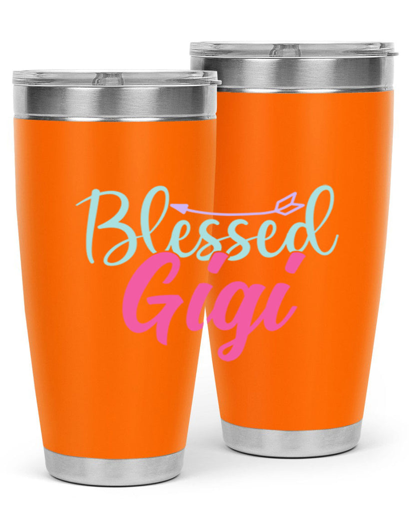 blessed gigi 65#- grandma - nana- Tumbler